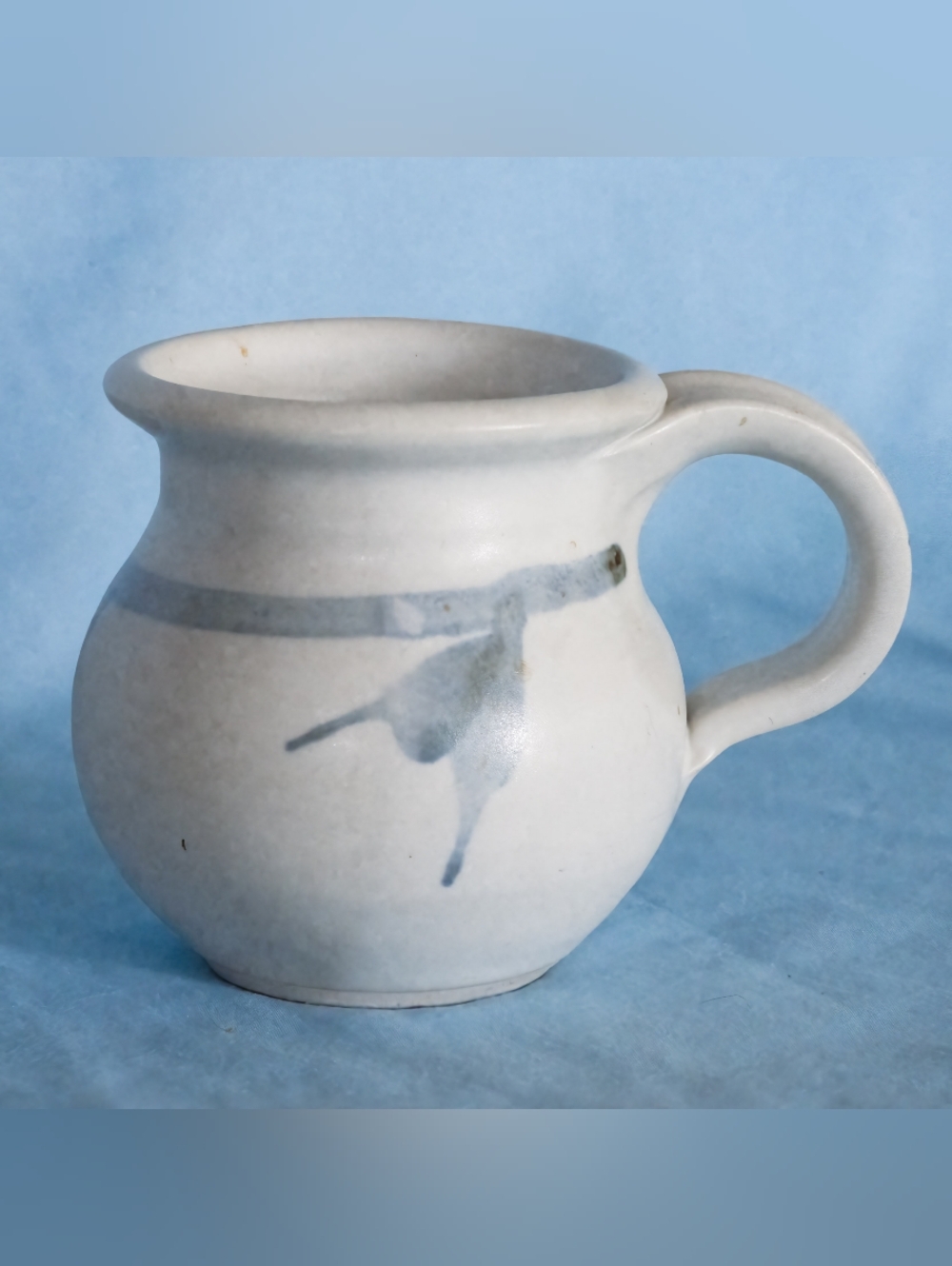 Beautiful Vintage Hand Thrown Studio Art Pottery Stoneware Jug Or Creamer